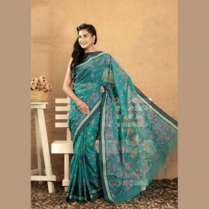 Cotton Jamdani Saree for Women