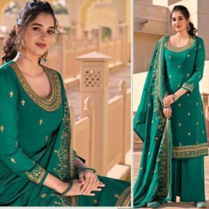 Zubeda Aazma Unstitched Embroidery Georgette Dress Set
