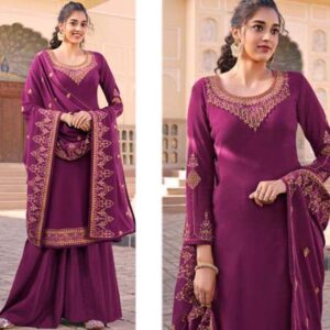 Zubeda Aazma Unstitched Embroidery Georgette Dress Set