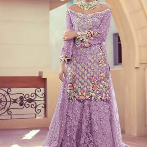 PAKISTANI HEAVY BUTTERFLY NET SALWAR SUIT A