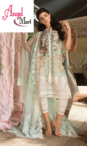 Alternative view of Luxury Pakistani Lawn Suit
