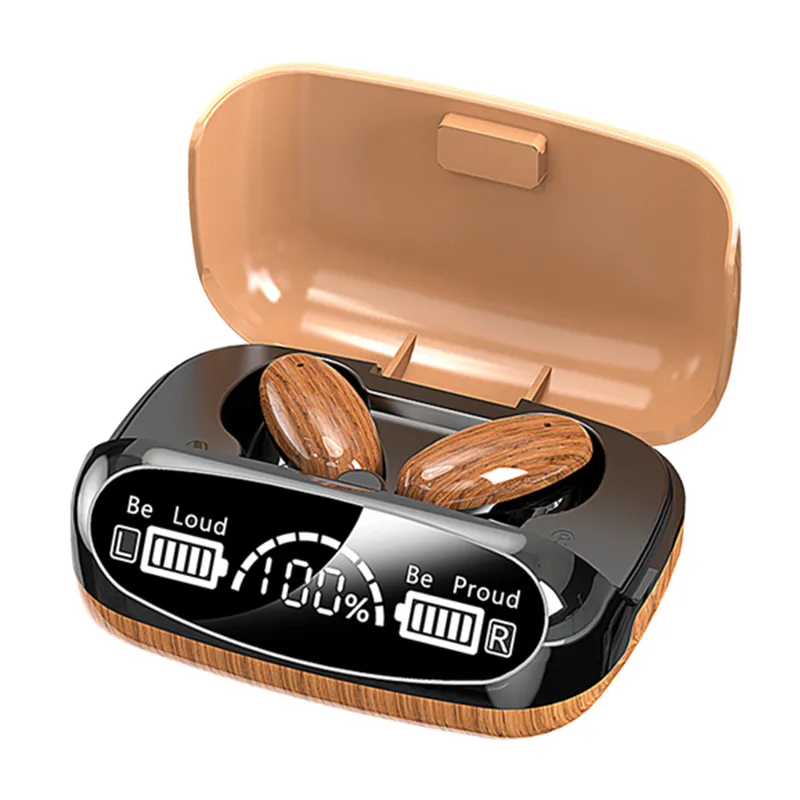 M35 TWS Bluetooth 5.2 Waterproof Sports Earbuds Noise Cancelling Touch Wireless Headphones - Earbuds
